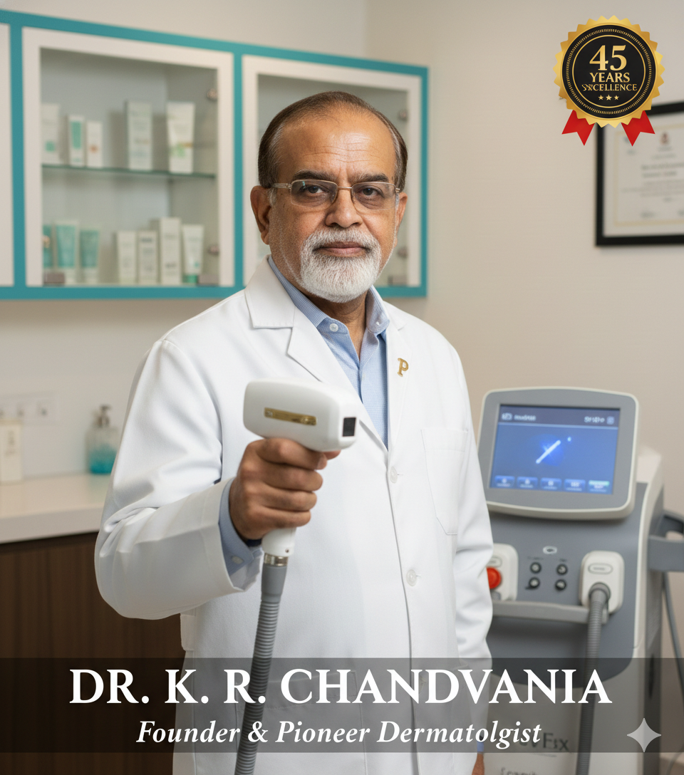 Dr. K R Chandvania, Founder & Chief Dermatologist at Pallavi Laser Centre